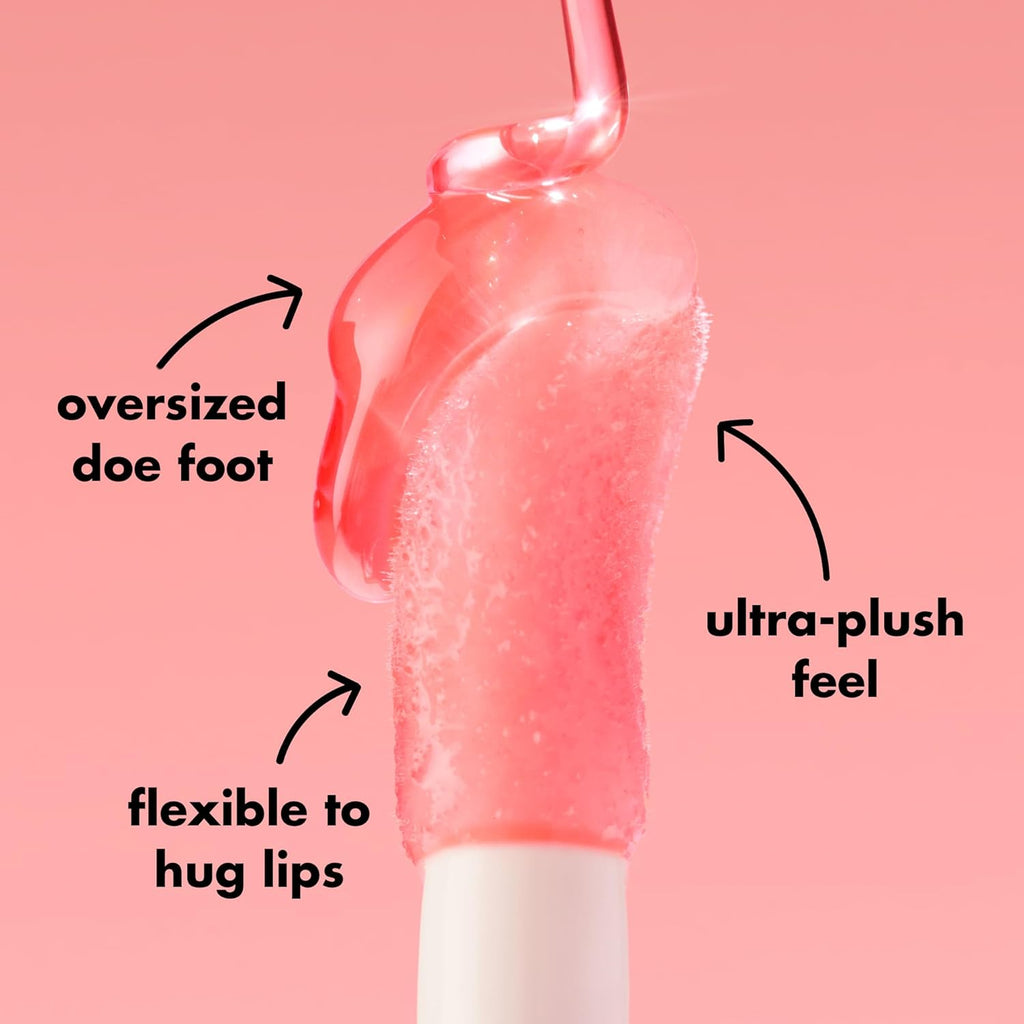 E.L.F. Glow Reviver Lip Oil, Nourishing Tinted Lip Oil for a High-Shine Finish, Infused with Jojoba Oil, Vegan & Cruelty-Free, Rose Envy