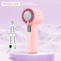 Mini Fan 100 Gear Wind Speed Electric Fan Digital Display Adjustable Turbo Portable Outdoor Handheld of Cold Compressed Sheets