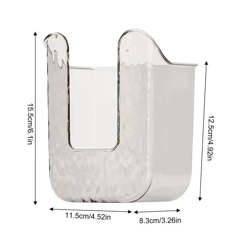 Wet Wipe Box Wall Mounted Wipe Tissue Organiser Toilet Paper Holder Box Self-Adhesive Paper Towel Dispenser for Kitchen Bathroom